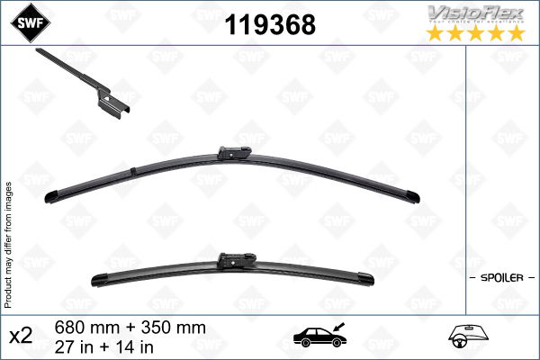 Wischblatt vorne SWF 119368 Wischblatt vorne SWF 119368 von SWF