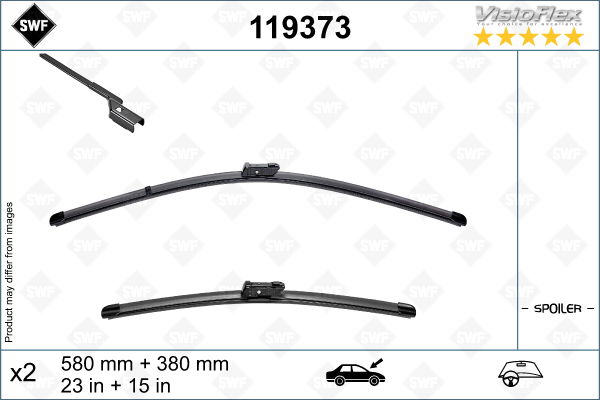 Wischblatt vorne SWF 119373 Wischblatt vorne SWF 119373 von SWF