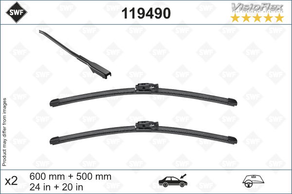 Wischblatt vorne SWF 119490 Wischblatt vorne SWF 119490 von SWF