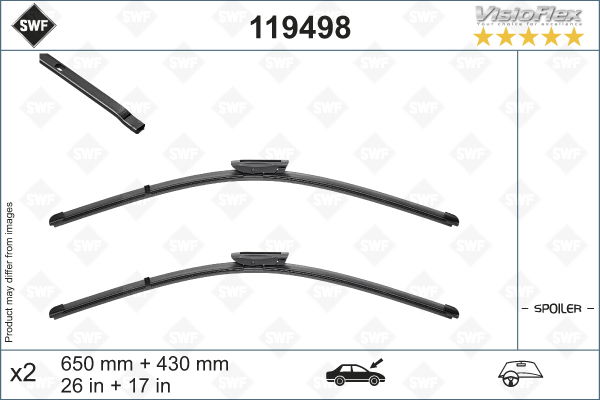 Wischblatt vorne SWF 119498 Wischblatt vorne SWF 119498 von SWF