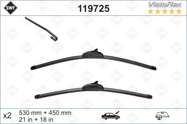 Wischblatt vorne SWF 119725 von SWF