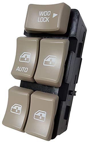 SWITCHDOCTOR Window Master Schalter für Buick Rendezvous 2002–2007 (OEM-Stil, hellbraun) von SWITCHDOCTOR