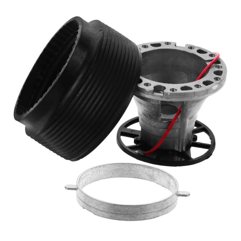 SWOOMEY 1 Satz Auto Schnellspannadapter Form Lenkrad Demontage Universalzubehör Halbsportgerät Auto Lenkrad Trennwerkzeug Schnellspannwerkzeug Autoteil Metall Schwarz von SWOOMEY