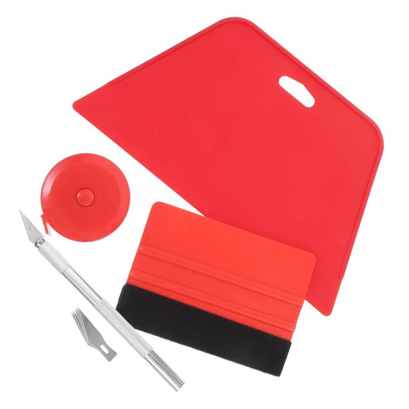 SWOOMEY 1 Satz Fensterfolien-Anwendungsset Tapeten abziehen und aufkleben Werkzeug Tapeten-Kit Tapeten-Anwendungskit Toolkit zum Glätten von Tapeten Tapeten-Toolkit PVC von SWOOMEY