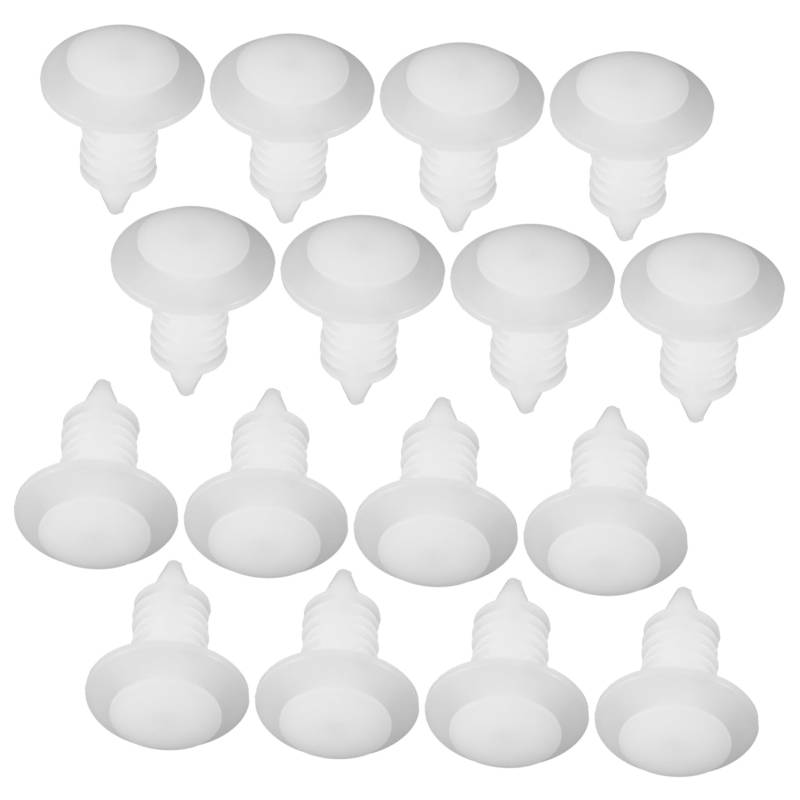 SWOOMEY 100 Stück Schnalle Für Autotürverkleidung Automobil Autoclips Autoplattenclips Clips Für Karosserieverkleidungen Auto Stoßfänger Clips Halteklammern Weiß Plastik von SWOOMEY