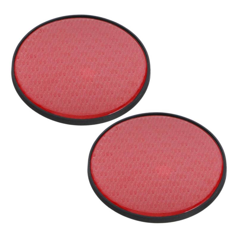 SWOOMEY 2 Stück Auto Achterbahn Automatten-untersetzer Getränkehaltermatte Anti -Slip -untersetzer Tassenmattenhalter Fahrzeugbechermatte Getränkehalter Im Auto Automatte Zu Hause PVC Rot von SWOOMEY