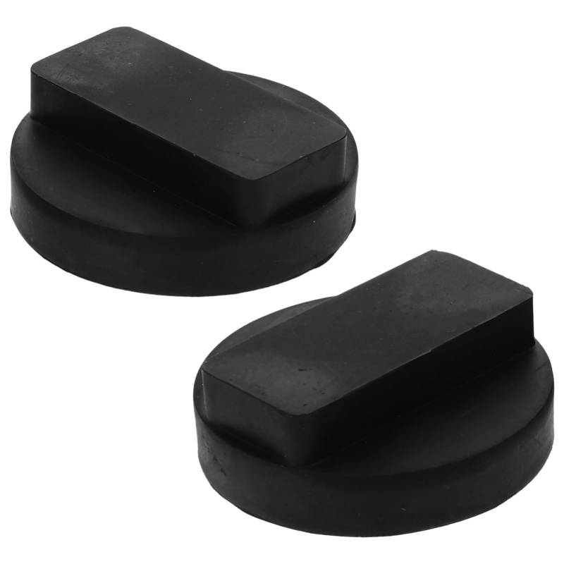 SWOOMEY 2 Stück Gummi-stoßdämpfer Jack-pad Pads Motorrad Unterstützung Klein Für Block Unterlage Stabilisierend Wagenheber Fahrzeughebebühnen Pinch Weld Jack Pad Black von SWOOMEY