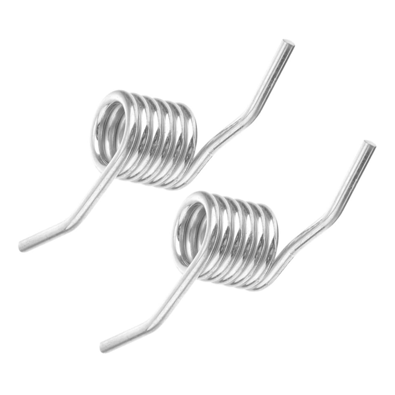 SWOOMEY 2 Stück Wagenheber Federn Ersatz Boden Jack Wagenheberhebel handhaben für hydraulischen Wagenheber Zubehör für horizontale Wagenheber Eisen Silber von SWOOMEY