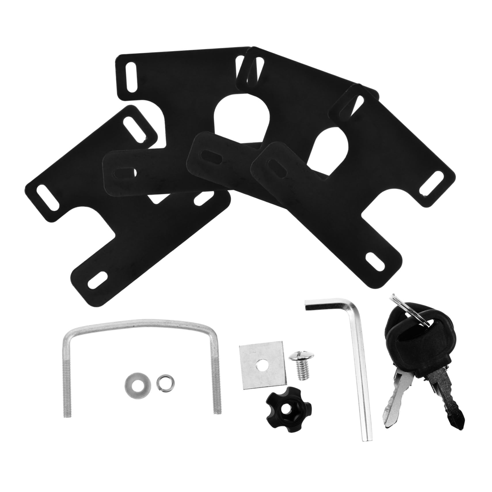 SWOOMEY 4 Stück Gepäckträger-Befestigungsclip Universal- Gestell Unterstützung Montage Autos Befestigungsclips für Dachträger Ladungsträger-Clips Dachträgerclip Eisen Black SWOOMEY 4 Stück Gepäckträger-Befestigungsclip Universal- Gestell Unterstützung Montage Autos Befestigungsclips für Dachträger Ladungsträger-Clips Dachträgerclip Eisen Black von SWOOMEY