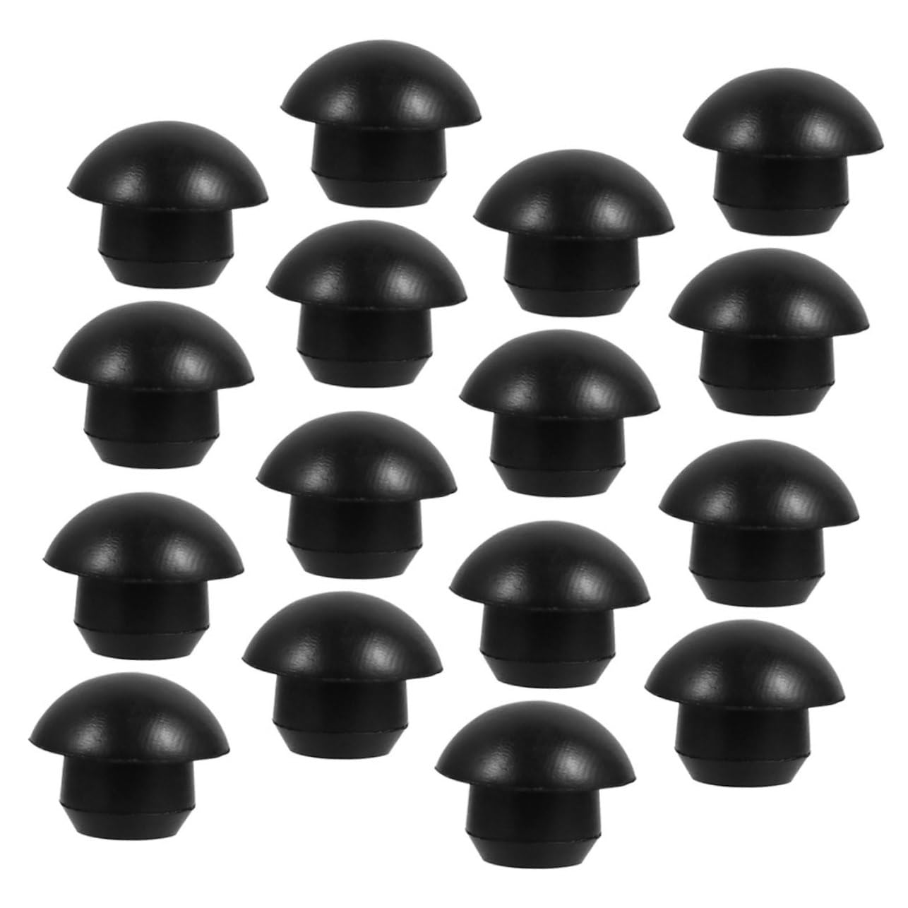 SWOOMEY 50 Stück Kautschukstopfen Ölbehälter-Einfüllstopfen aus Gummi Öleinfüllstopfen aus Gummi Lochstopfen für den Ölbehälter hydraulischer Wagenheber Bodenheber Öleinfüllschraube Black von SWOOMEY
