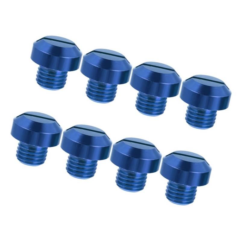 SWOOMEY 8 Stück Spiegelschraube Motorradspiegel Spiegel Für Motorradzubehör Motorrad Schraube Loch Spiegelstopfen Motorrad Spiegel Stecker Blue Aluminiumlegierung von SWOOMEY