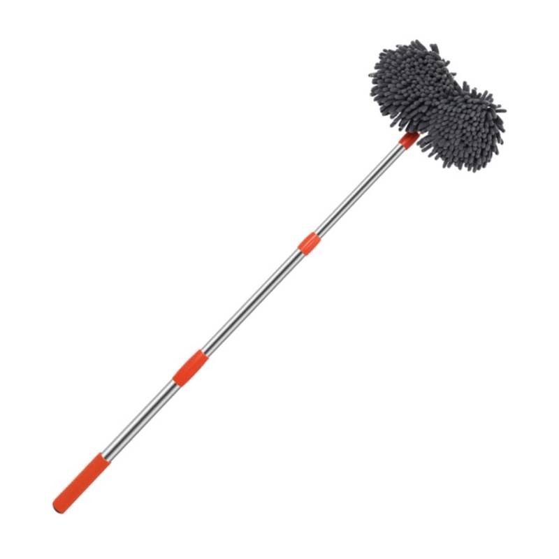 SWOOMEY Autowaschbürste Teleskop Mop Verstellbarer Fahrzeugreinigungsmop Mit Langem Für Auto LKW Und Effektive Reinigung von SWOOMEY