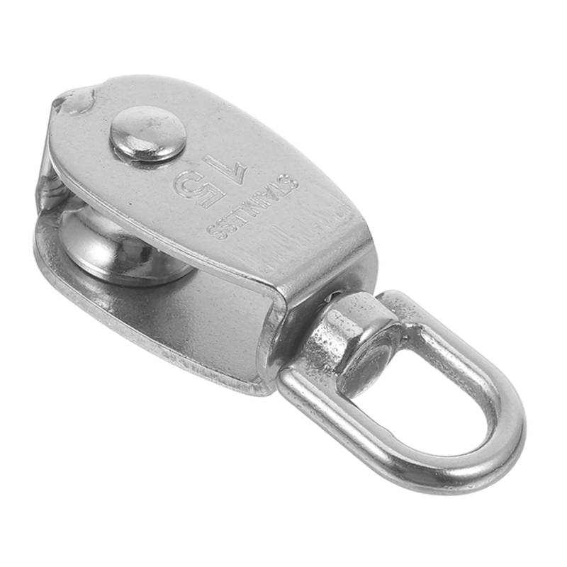 SWOOMEY Robuste Edelstahl-seilrolle Seilrolle Heberad Rolle Schwenk-heberolle Drahtseil Kranblock Zum Heben von SWOOMEY