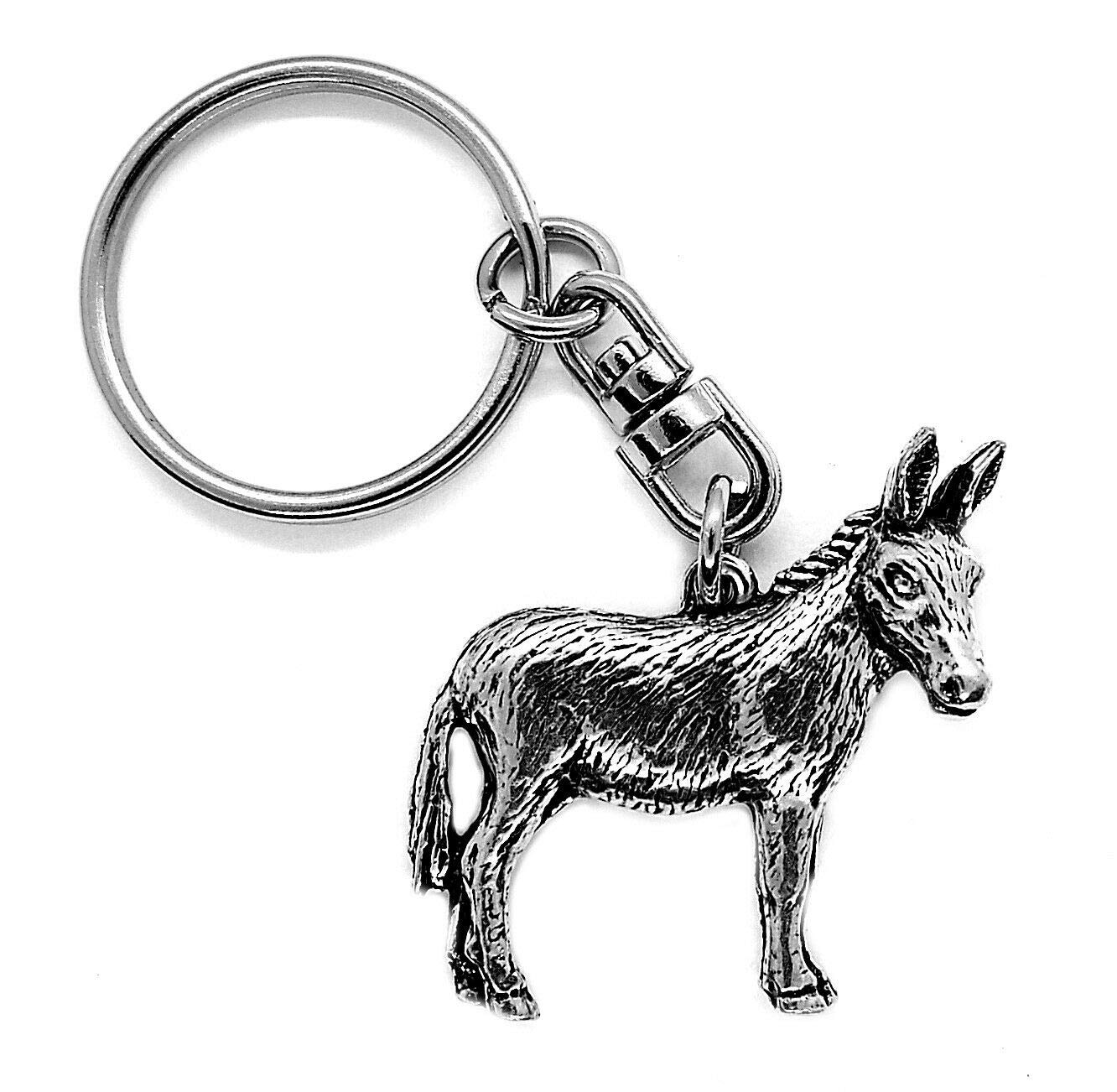 SWORLDesigns Esel Hartzinn Schlüsselanhänger mit Geschenkbeutel von SWORLDesigns