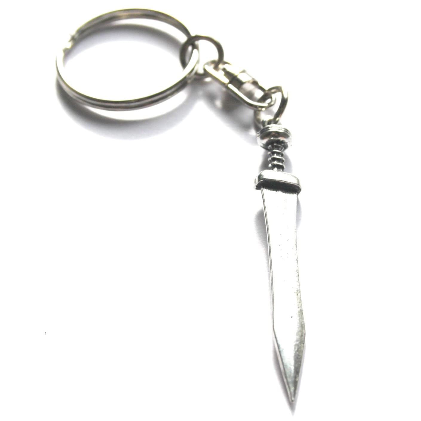 SWORLDesigns Gladius Römisches Gladiator Schwert Hartzinn Schlüsselanhänger mit Geschenkbeutel SWORLDesigns Gladius Römisches Gladiator Schwert Hartzinn Schlüsselanhänger mit Geschenkbeutel von SWORLDesigns