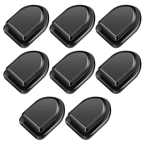 8 PCS Auto Haken Selbstklebender Haken Auto Interior, Auto klebriger Aufhänger Selbstklebende Haken für Ladekabel Schlüssel USB-Kabel Kopfhörerkabel Halter Interieur von SWYSGS