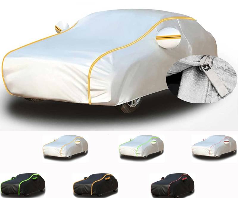 Outdoor-Autoabdeckung für Cadillac CT4 CT5 CT6 SRX Allwetterschutz Autoabdeckung Wasserdicht atmungsaktiv staubdicht(E,CT4) von SXDHOCDZ