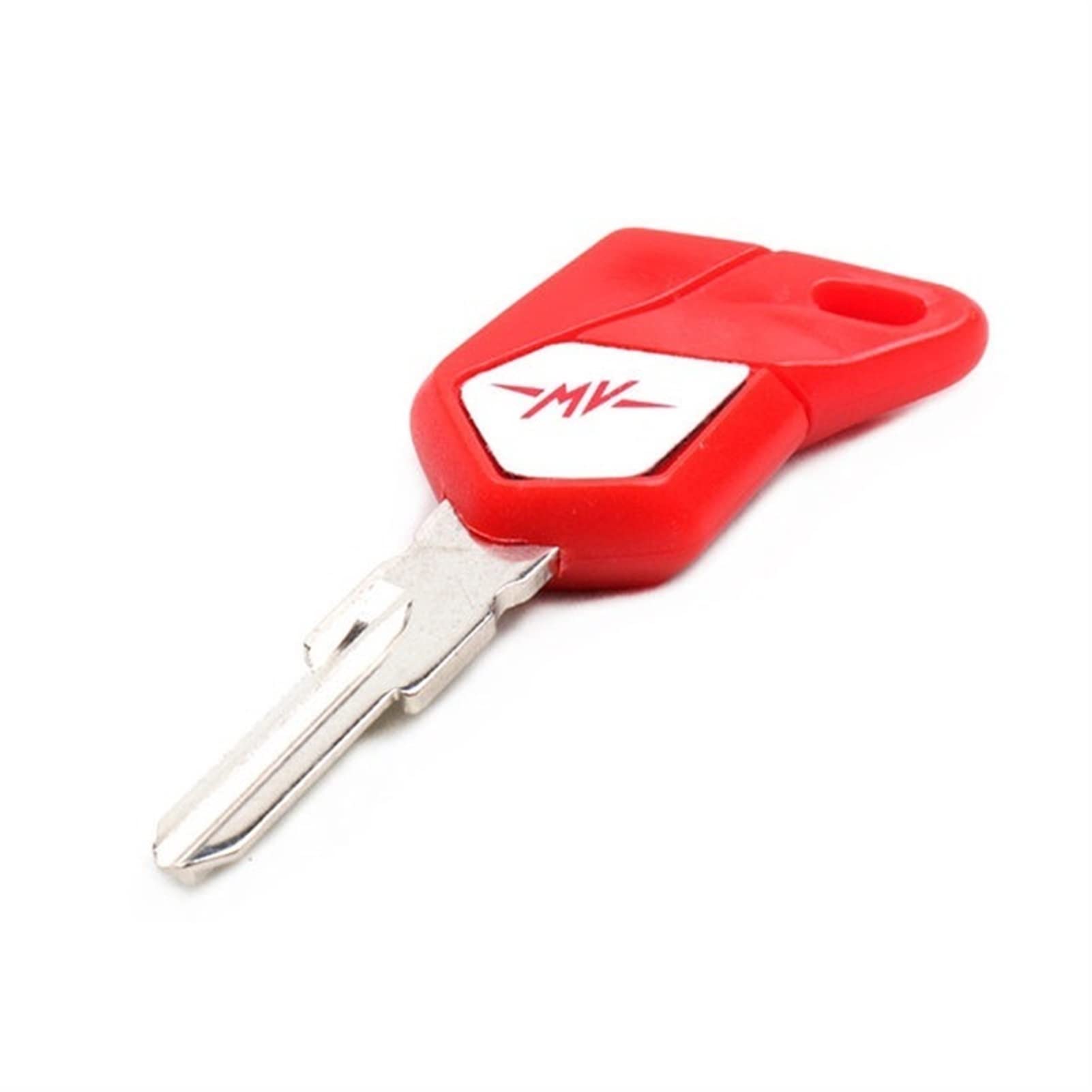 Motorrad Schlüsselanhänger Für MV Augusta Agusta F3 F4 1090 920 990 Motorradschlüssel Embryo Blank Key Uncut Blade Keys Chip (Farbe : A-Red, Size : 1) von SXHM