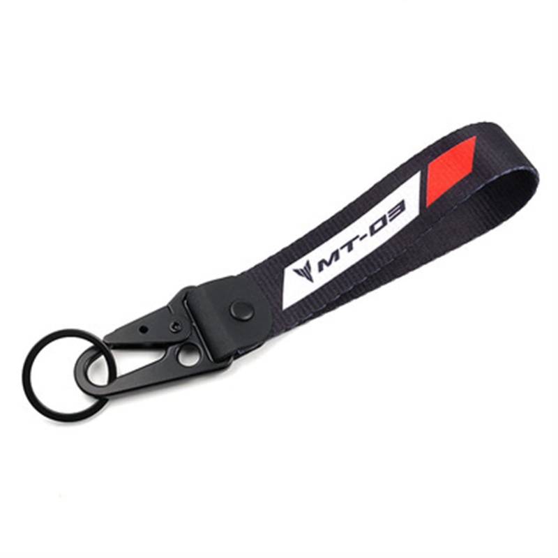 Motorrad Schlüsselanhänger Für Yamaha MT03 MT07 MT09 MT 03 07 09 2013-2022 Motorrad Stickerei Abzeichen Schlüsselanhänger Schlüsselanhänger Gürteltasche Abdeckung Schlüsselanhänger von SXHM