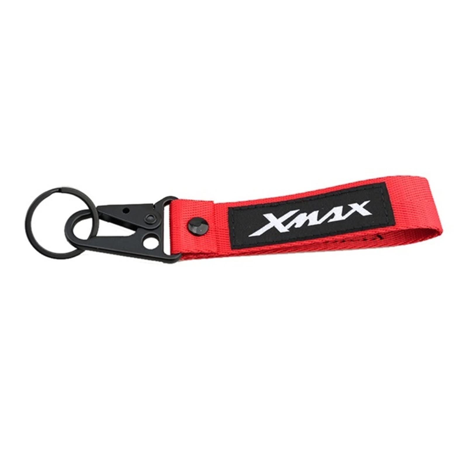 Motorrad Schlüsselanhänger Motorrad CNC Zubehör Stickerei Schlüsselanhänger Schlüsselanhänger Kette Schlüsselanhänger Für Yamaha Xmax X-MAX 125 250 300 400 (Farbe : Rot, Size : 1) von SXHM