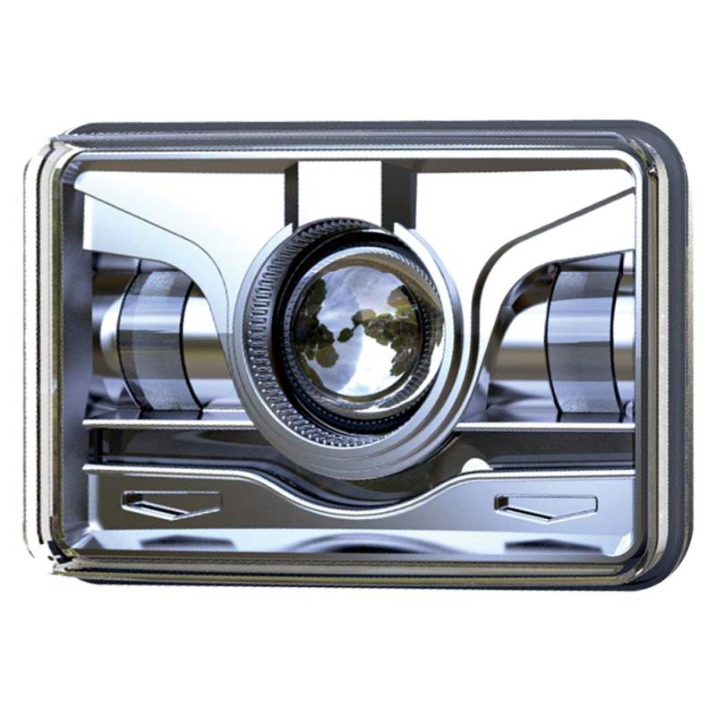 SXMA 6,6" LKW Scheinwerfer LED Fahrlicht LED Arbeitslicht LED Scheinwerfer Fern-/Abblendlicht DRL Angle Eyes Sealed Beam für Engineering Cars Pickup 4WD 1PC von SXMA