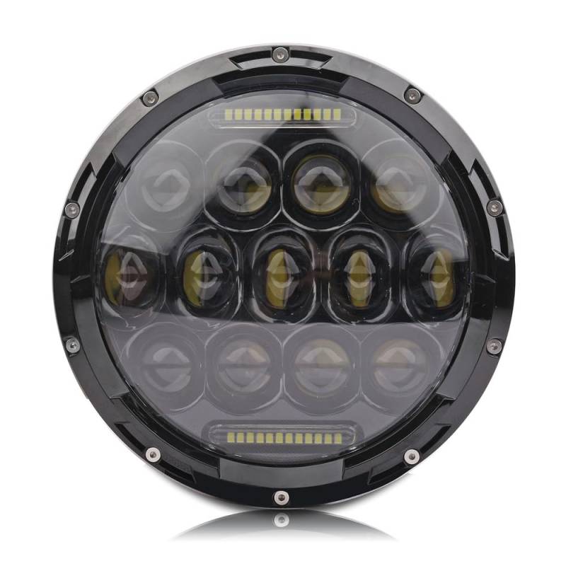 SXMA LED-Scheinwerfer, E-Prüfzeichen, 75 W, 6500 K, Arbeitsleuchte, Fahrlicht, Aluminiumlegierung, für Jee P Wrangler JK 2007–2017 J105, 1 Paar von SXMA