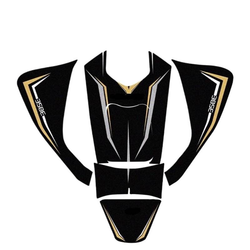 Motorrad Tankdeckel-Schutz-Auflage Für ZONTES 350 E 350E E 350 Motorrad Kraftstoff Tank Schutz Aufkleber Aufkleber Anti-Scratch Aufkleber von SXNUCD