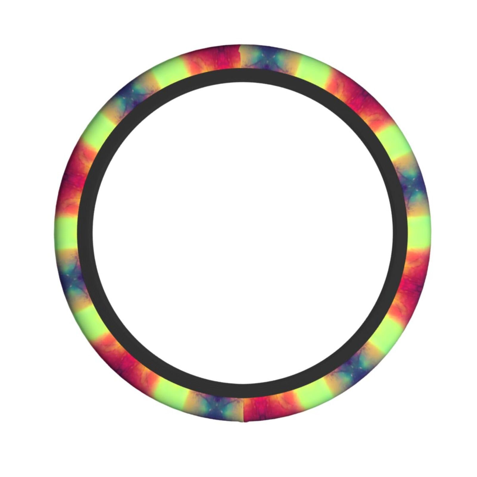 Dream Bunte Auto-Lenkradabdeckung, 38,1 cm, rutschfest, langlebig, universelle Passform für die meisten Autos Dream Bunte Auto-Lenkradabdeckung, 38,1 cm, rutschfest, langlebig, universelle Passform für die meisten Autos von SXOOGE