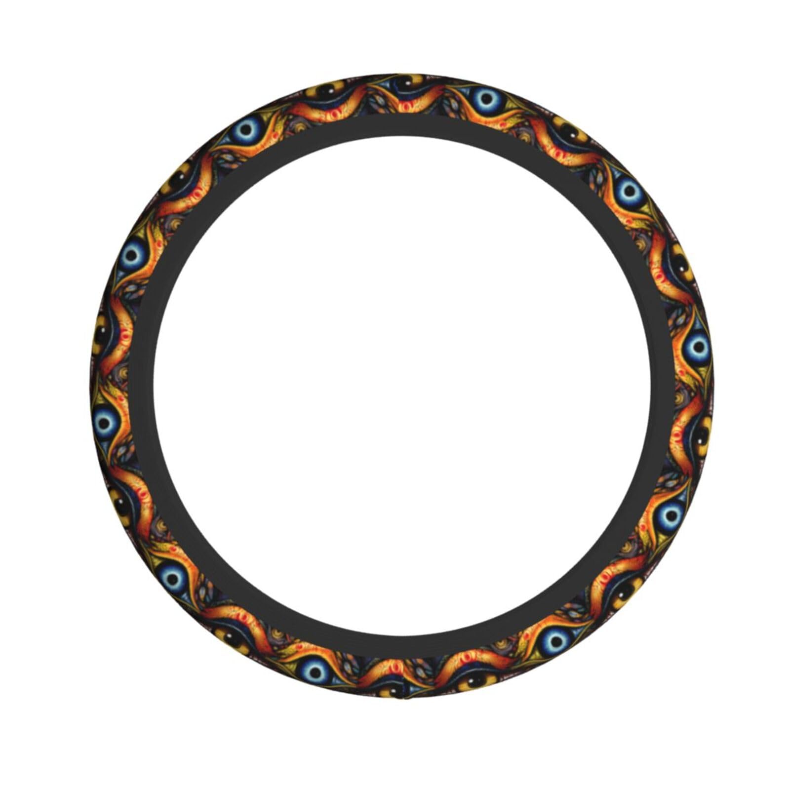 Eyes 1 Auto-Lenkradbezug, 38,1 cm, rutschfeste Abdeckung, Schutz, langlebig, universelle Passform für die meisten Autos Eyes 1 Auto-Lenkradbezug, 38,1 cm, rutschfeste Abdeckung, Schutz, langlebig, universelle Passform für die meisten Autos von SXOOGE