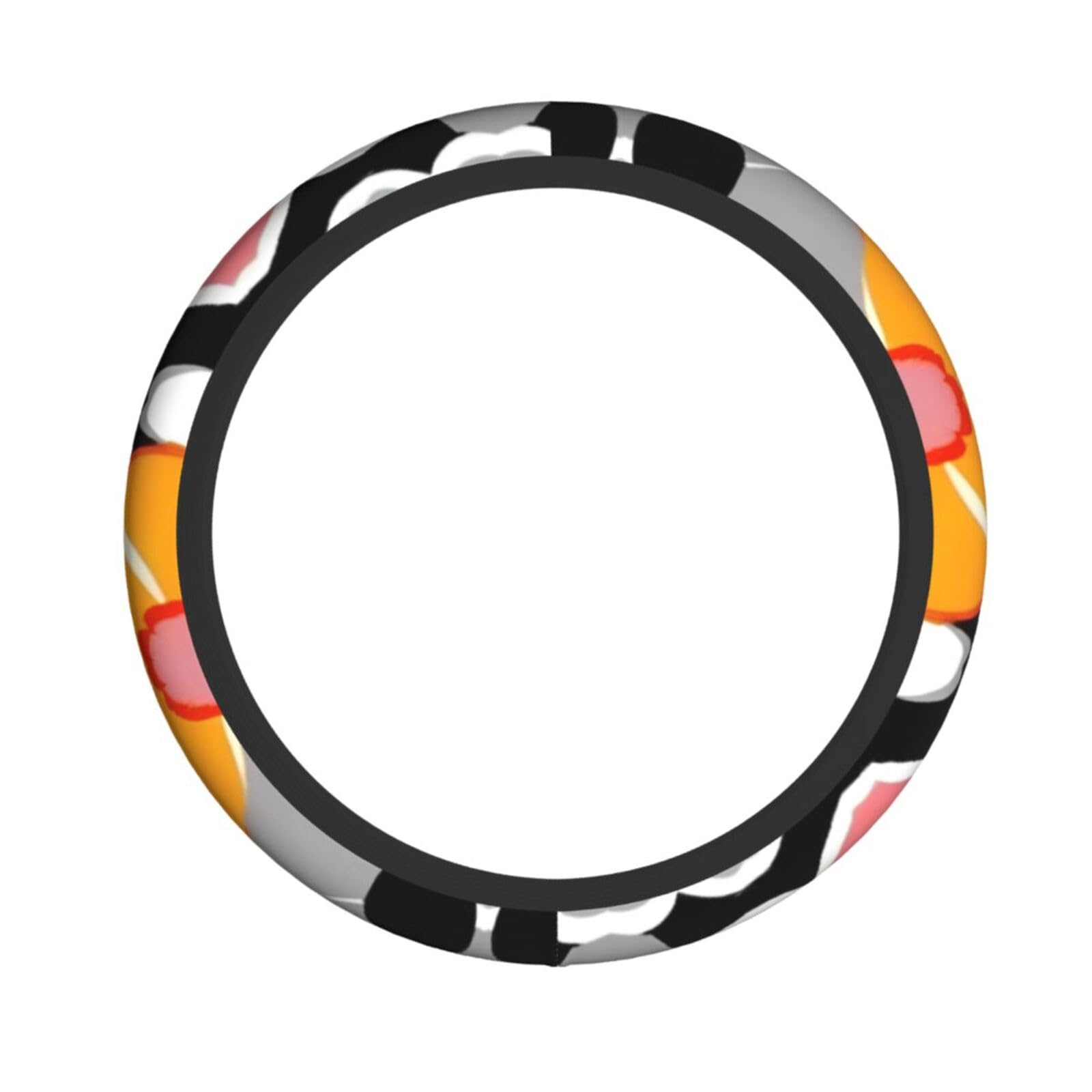 Lenkradbezug mit Blumenmuster, 38,1 cm, rutschfest, langlebig, universelle Passform für die meisten Autos Lenkradbezug mit Blumenmuster, 38,1 cm, rutschfest, langlebig, universelle Passform für die meisten Autos von SXOOGE