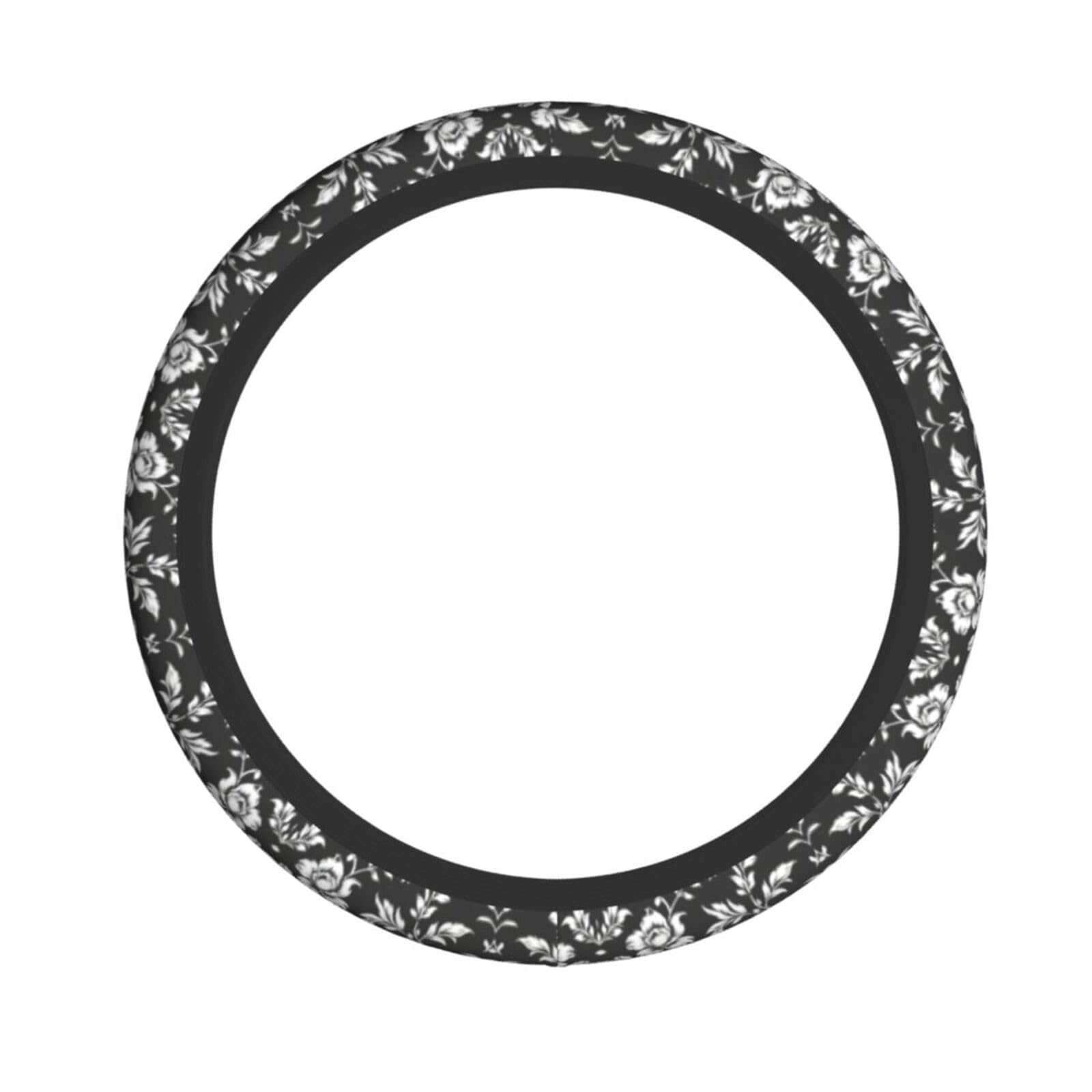 Lenkradbezug mit Damast-Muster, 38,1 cm, rutschfest, langlebig, universelle Passform für die meisten Autos Lenkradbezug mit Damast-Muster, 38,1 cm, rutschfest, langlebig, universelle Passform für die meisten Autos von SXOOGE