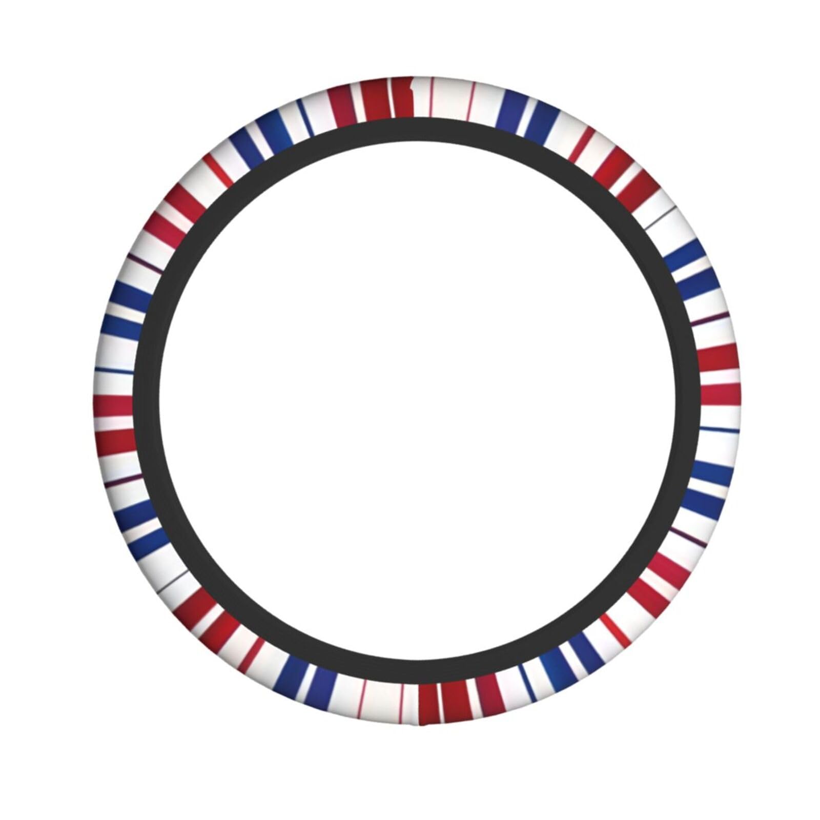 Lenkradbezug mit roten blauen und weißen Streifen, 38,1 cm, rutschfeste Abdeckung, Schutz, langlebig, universelle Passform für die meisten Autos Lenkradbezug mit roten blauen und weißen Streifen, 38,1 cm, rutschfeste Abdeckung, Schutz, langlebig, universelle Passform für die meisten Autos von SXOOGE