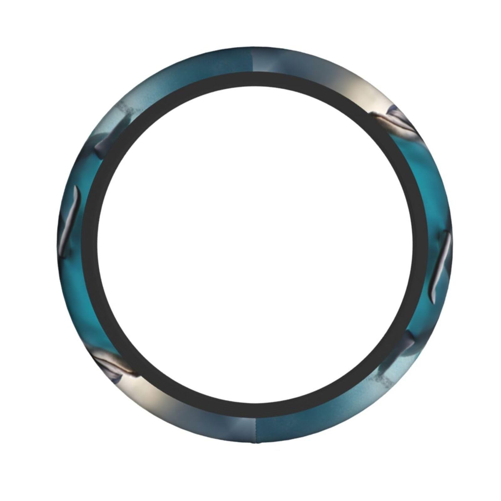 Lustiger Lenkradbezug mit Delfin-Motiv, 38,1 cm, rutschfest, langlebig, universelle Passform für die meisten Autos Lustiger Lenkradbezug mit Delfin-Motiv, 38,1 cm, rutschfest, langlebig, universelle Passform für die meisten Autos von SXOOGE