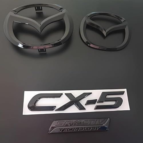 SXQDL Emblem für Mazda CX-5 2017 2018,ABS Emblem Aufkleber Front Motorhaube Kofferraum Buchstaben Sticker Premium Autoaufkleber Styling Emblem Auto Zubehör,4 Pieces SXQDL Emblem für Mazda CX-5 2017 2018,ABS Emblem Aufkleber Front Motorhaube Kofferraum Buchstaben Sticker Premium Autoaufkleber Styling Emblem Auto Zubehör,4 Pieces von SXQDL