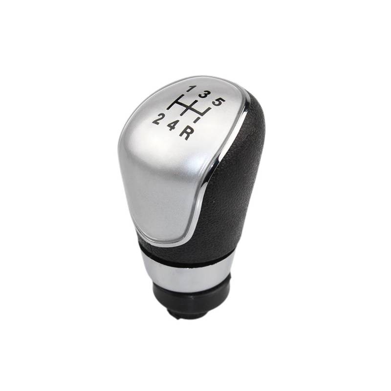 Auto Schaltknäufe Für Fiesta 2008-2012 5/6 Gang Auto Styling Schaltknauf Gamasche Boot Staubdicht Abdeckung Fall(Silver,5 Speed) von SXQPOCAR