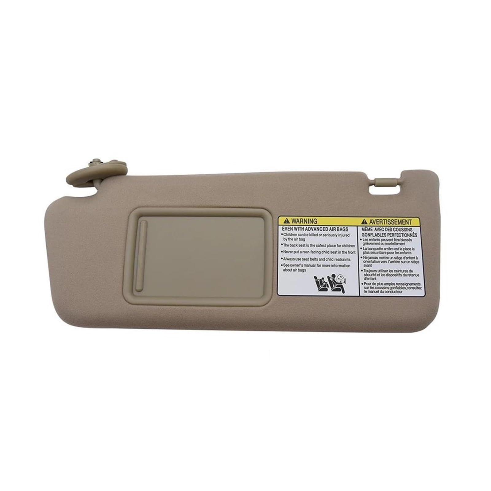 Direkte Sonneneinstrahlung Vermeiden 74320-04181-E1 74310-04081-E0 Sonnenblende Beige Ohne Licht Für Toyota Tacoma 2005 2006 2007 2008 2009 2010 2011 2012(Beige,Left) von SXQPOCAR
