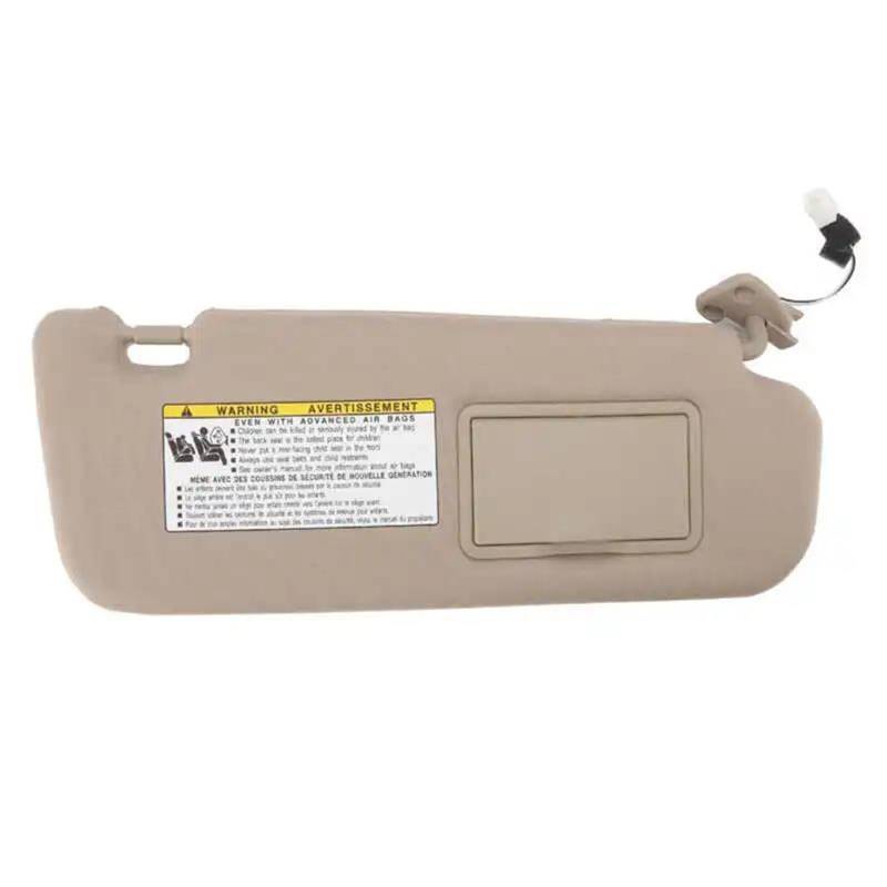 Direkte Sonneneinstrahlung Vermeiden Auto Innen Sonnenblende Mit Make-up Spiegel 852013K010QD Ersatz Für Hyundai Sonata 2006 2007 2008(Beige,Right) von SXQPOCAR