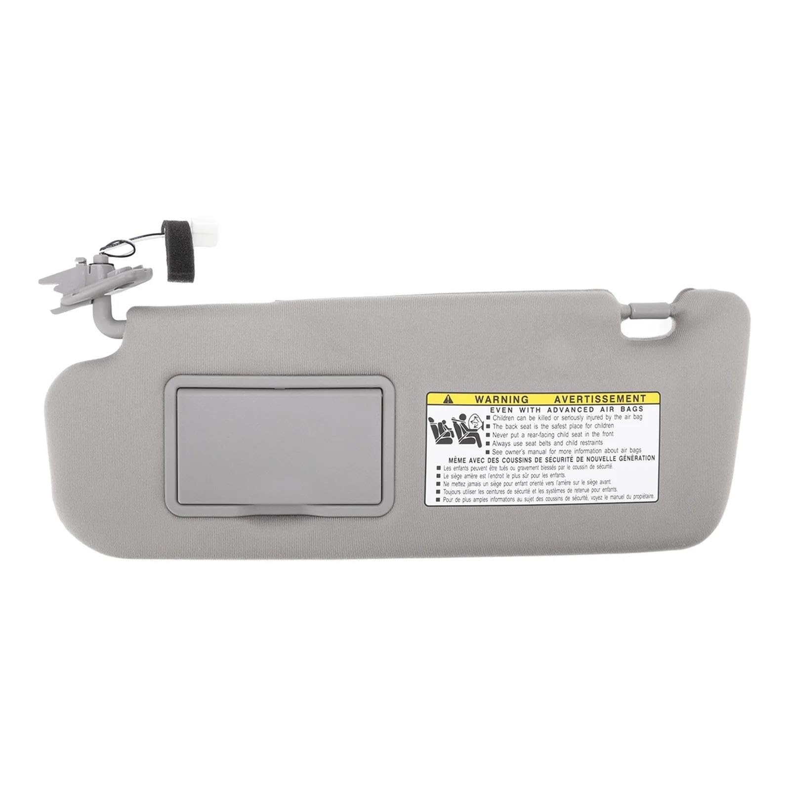 Direkte Sonneneinstrahlung Vermeiden Auto Innen Sonnenblende Mit Make-up Spiegel 852013K010QD Ersatz Für Hyundai Sonata 2006 2007 2008(Gray,Left) von SXQPOCAR