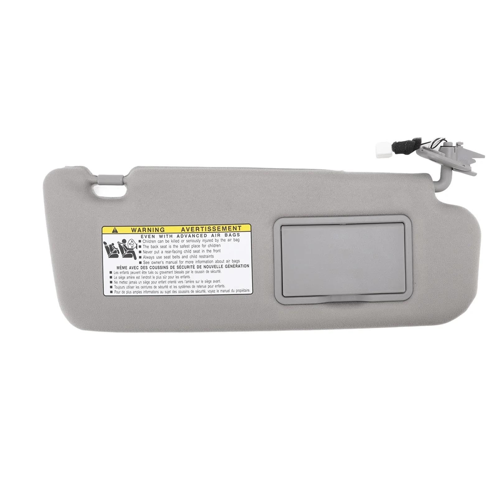Direkte Sonneneinstrahlung Vermeiden Auto Innen Sonnenblende Mit Make-up Spiegel 852013K010QD Ersatz Für Hyundai Sonata 2006 2007 2008(Gray,Right) von SXQPOCAR