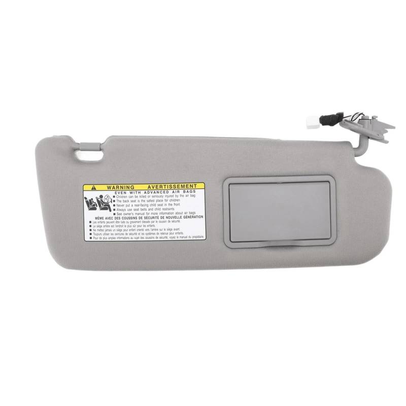 Direkte Sonneneinstrahlung Vermeiden Auto Innen Sonnenblende Mit Make-up Spiegel 852013K010QD Ersatz Für Hyundai Sonata 2006 2007 2008(Gray,Right) von SXQPOCAR