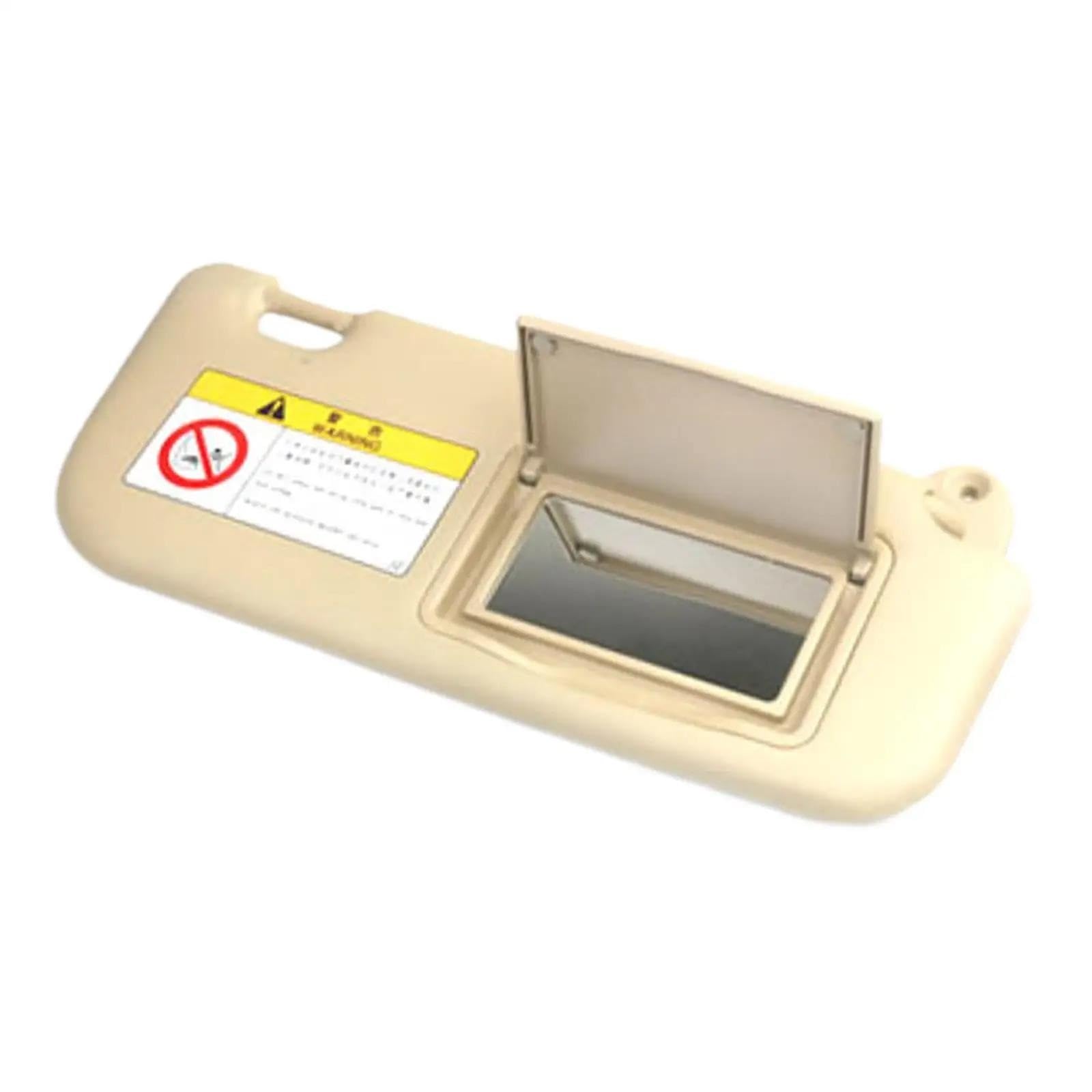 Direkte Sonneneinstrahlung Vermeiden Auto-Sonnenblende, Make-up-Spiegel Rechts Für Toyota Corolla Für Levin 2014–2018 Windschutzscheiben-Sonnenblende Autozubehör(Beige,Right) von SXQPOCAR