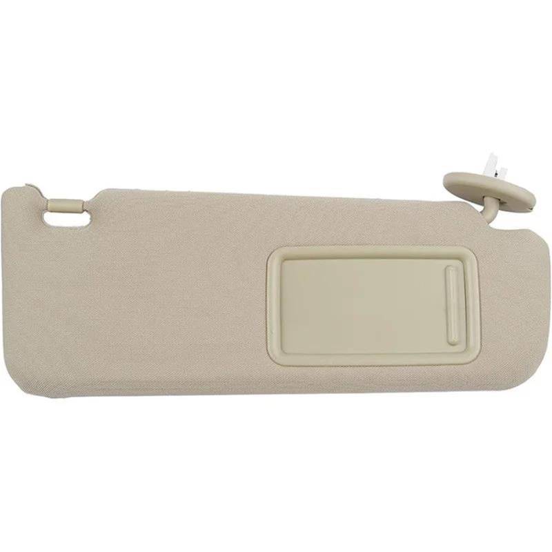 Direkte Sonneneinstrahlung Vermeiden Auto Sonnenblende Für Toyota Camry 2012 2013 2014 2015 2016 2017 Grau Beige Seite Fahrerseite Beifahrerseite Sonnenblende Sonnenschutz(Beige,Right with Light) von SXQPOCAR
