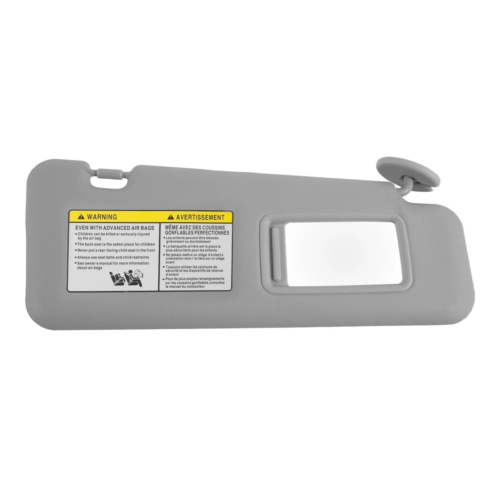 Direkte Sonneneinstrahlung Vermeiden Auto-Sonnenblende Für Toyota Highlander 2008–2013 Mit Kosmetikspiegel-Abdeckplatte Für Blockieren Von Sonnenlicht 74320-48500-B0(Gray,Right) von SXQPOCAR