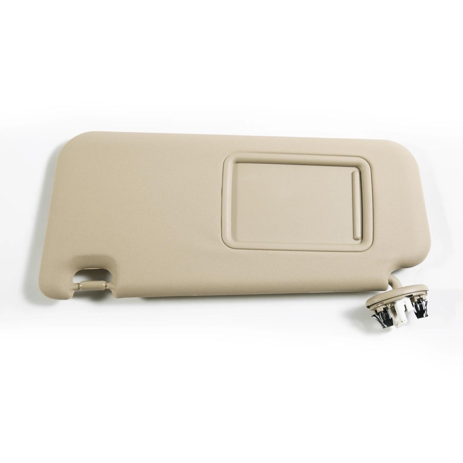 Direkte Sonneneinstrahlung Vermeiden Auto-Sonnenblende Für Toyota RAV4 2006–2013 Mit Kosmetikspiegel-Abdeckplatte Für Blockieren Von Sonnenlicht 74320-42501-B2 74310-42452-B2(Beige,Left) von SXQPOCAR