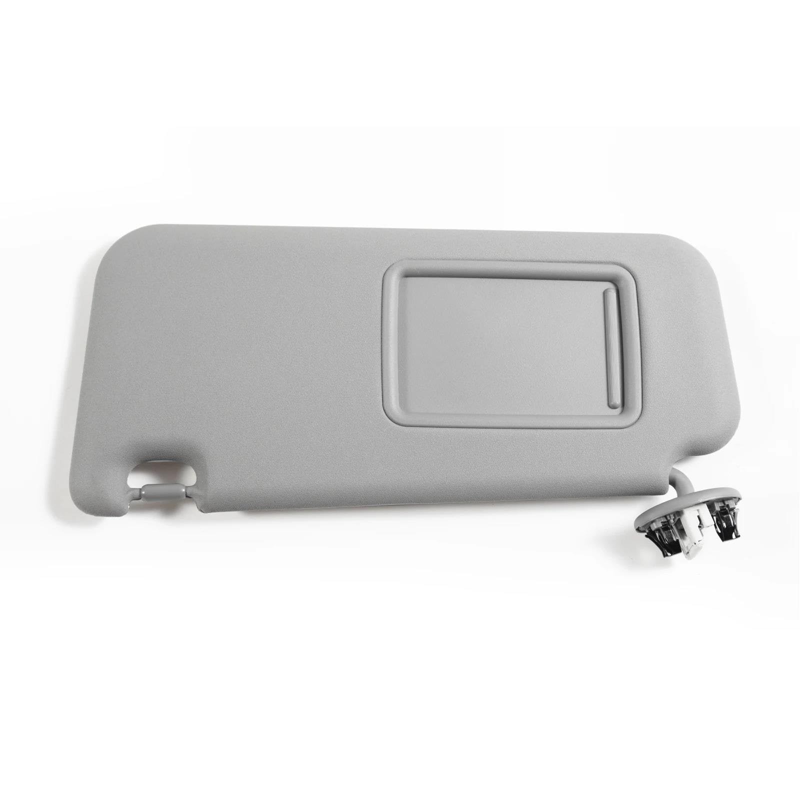 Direkte Sonneneinstrahlung Vermeiden Auto-Sonnenblende Für Toyota RAV4 2006–2013 Mit Kosmetikspiegel-Abdeckplatte Für Blockieren Von Sonnenlicht 74320-42501-B2 74310-42452-B2(Gray,Left) von SXQPOCAR