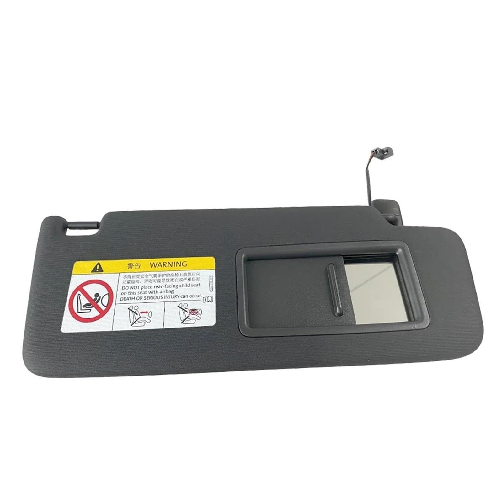 Direkte Sonneneinstrahlung Vermeiden Autoinnen-Sonnenblende Mit Spiegel Für Skoda Octavia 3 A7 Für Fabia Mk3 Für Karoq Für Rapid Für Seat Leon Für Arona Für Ibiza ST 5G0857552(Right) von SXQPOCAR