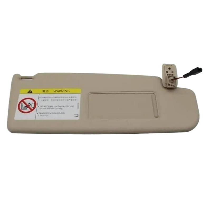 Direkte Sonneneinstrahlung Vermeiden Für Golf 5 Mk5 2005–2011 Für Golf 6 Für Passat B6 B7 CC 2010–2018 Sonnenblende Mit Spiegel Frontblende Autozubehör(Beige,Right) von SXQPOCAR