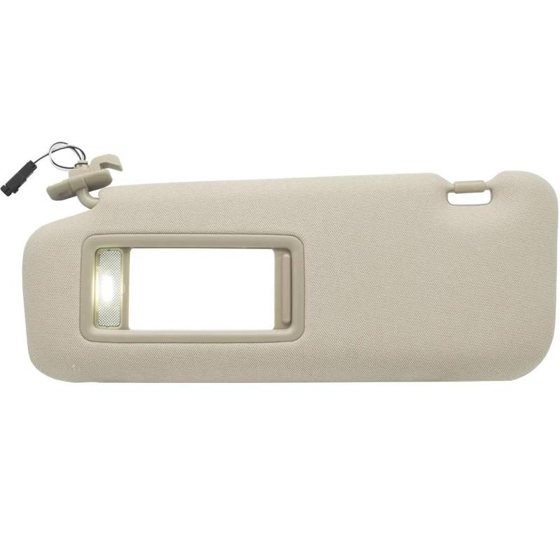 Direkte Sonneneinstrahlung Vermeiden Für Mazda CX-9 CX9 2010 2011 2012 2013 2014 2015 Sonnenblende Vorne Blind Abdeckung Schatten Mit Spiegel Licht Sonnenblende(Beige,Left) von SXQPOCAR