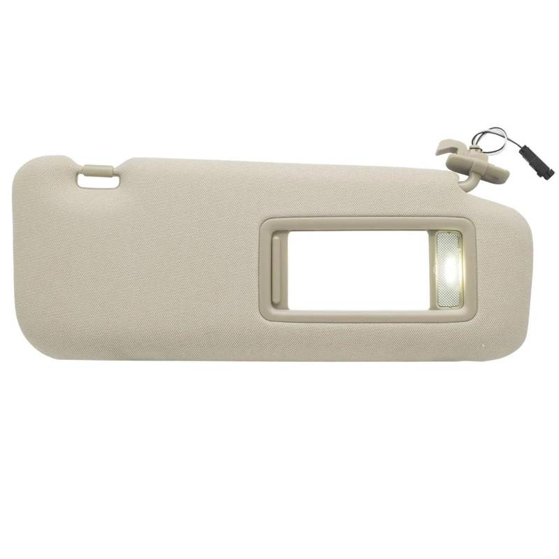 Direkte Sonneneinstrahlung Vermeiden Für Mazda CX-9 CX9 2010 2011 2012 2013 2014 2015 Sonnenblende Vorne Blind Abdeckung Schatten Mit Spiegel Licht Sonnenblende(Beige,Right) von SXQPOCAR