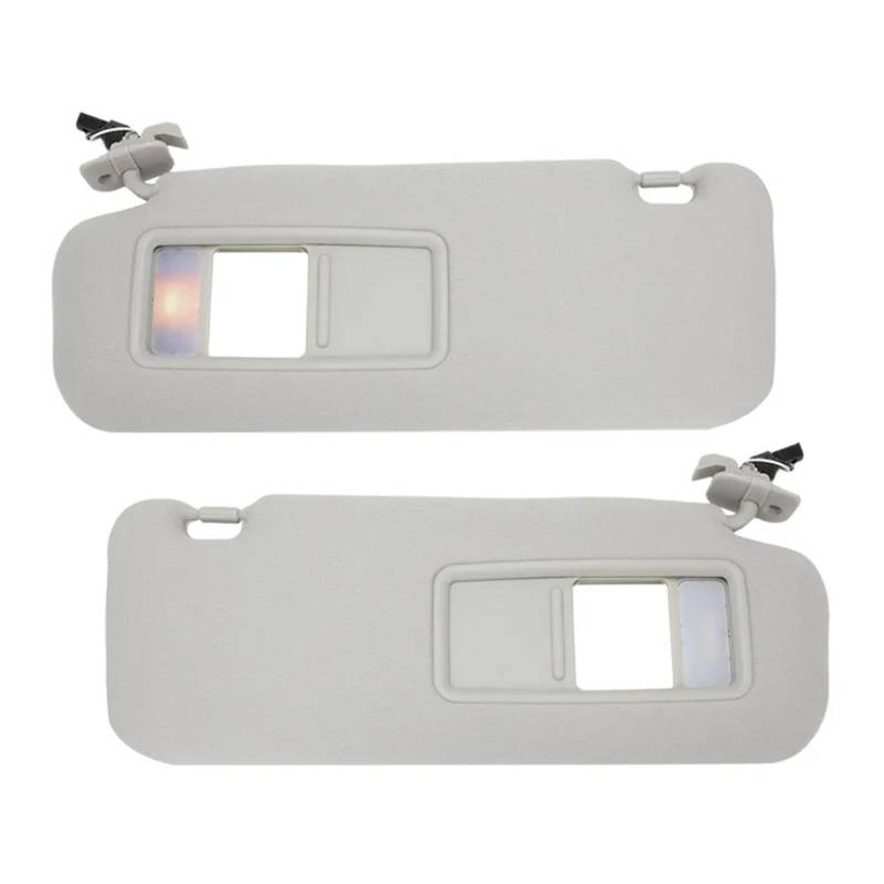 Direkte Sonneneinstrahlung Vermeiden Für Mazda CX-9 CX9 2010 2011 2012 2013 2014 2015 Sonnenblende Vorne Blind Abdeckung Schatten Mit Spiegel Licht Sonnenblende(Gray,Left and Right) von SXQPOCAR
